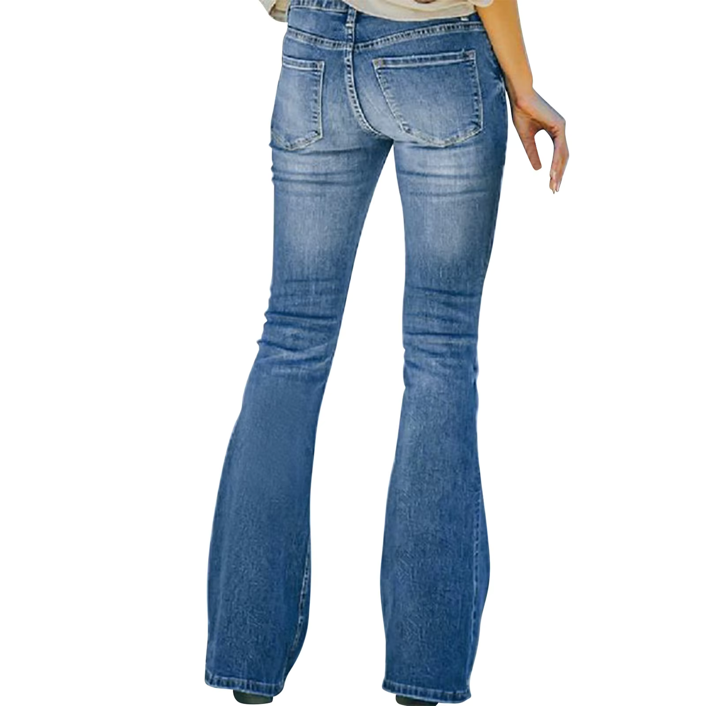 AVELINE | Comfortable High Waist Vintage Flared Jeans