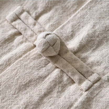 Kyoto Linen Mandarin Shirt