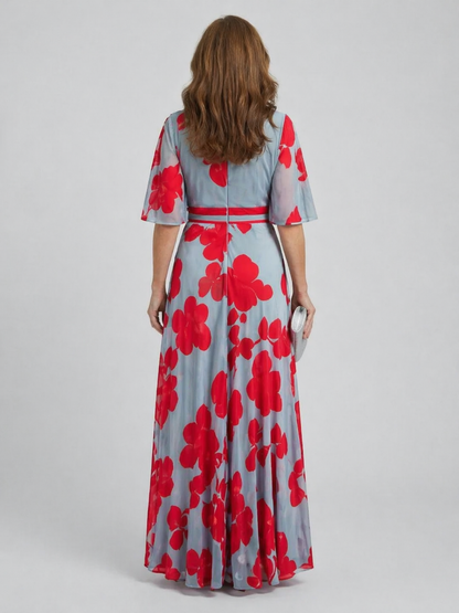 Athena | Halter Bloom Flow Maxi Dress