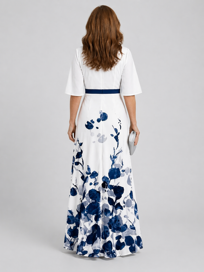 Athena | Halter Bloom Flow Maxi Dress