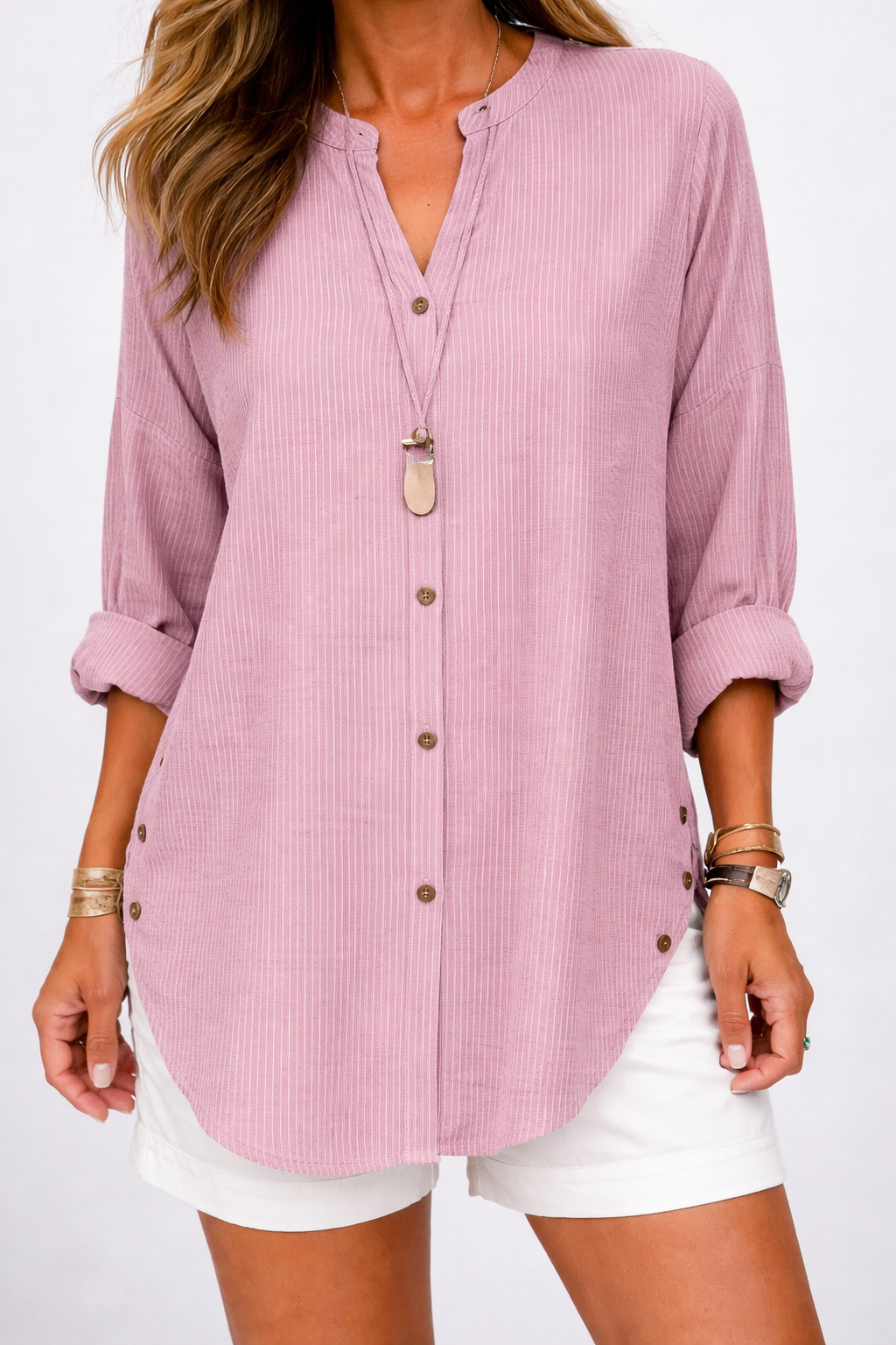 Branwen | Classic Striped Long Sleeve Top