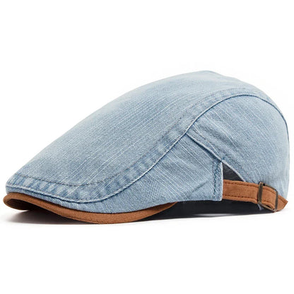 Bloom™ | Premium Denim Flat Cap – Timeless Style & Everyday Comfort