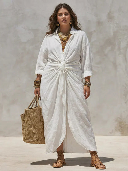 Elara Knot Maxi Dress