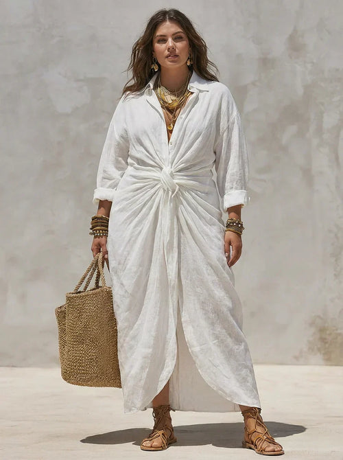 Elara Knot Maxi Dress
