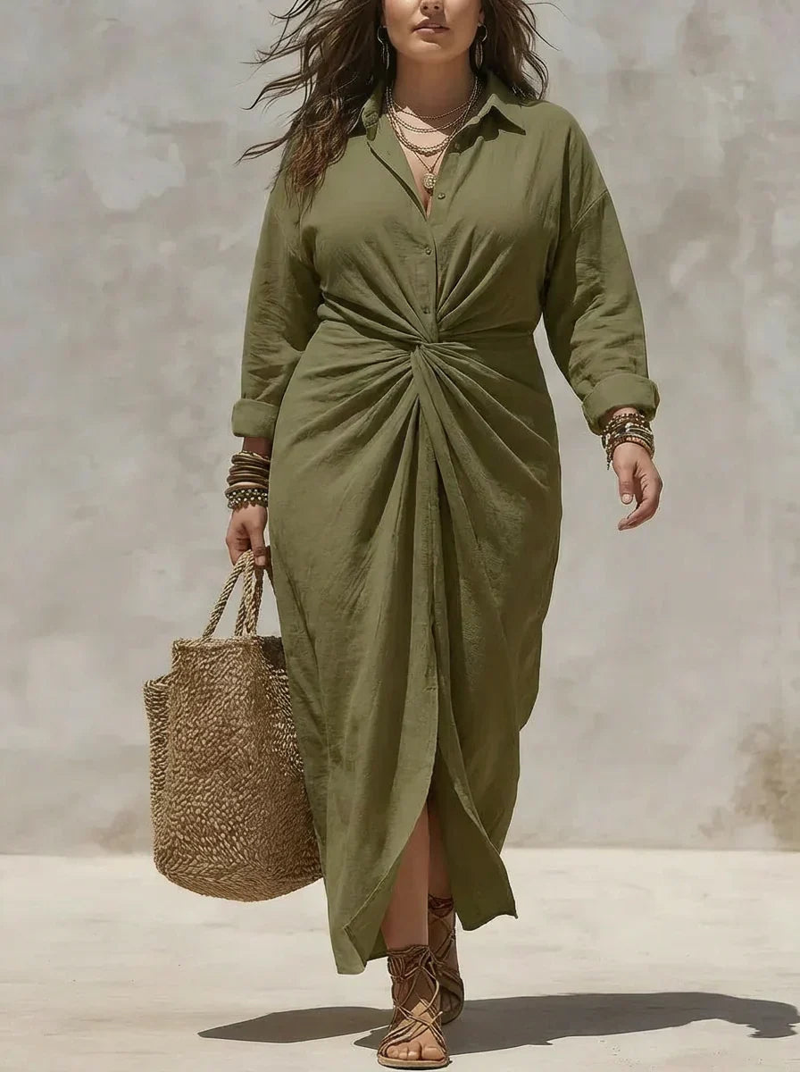 Elara Knot Maxi Dress
